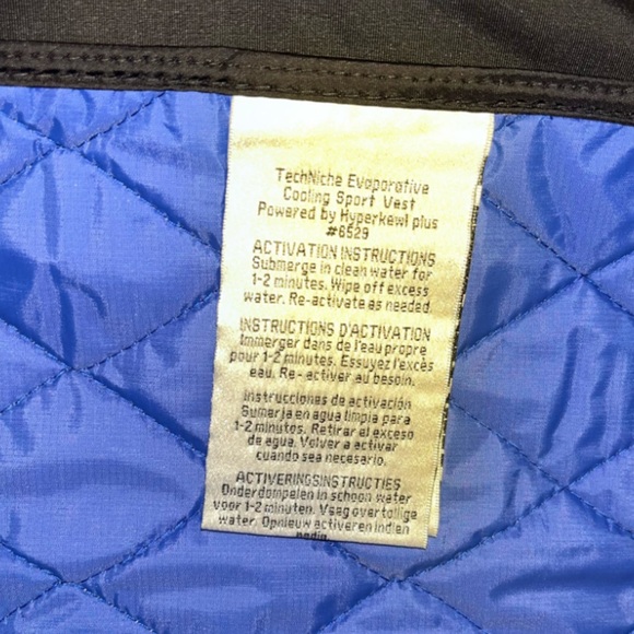 Tech Niche HyperKewl Plus Vest Evaporating Cooling Technology - Picture 9 of 12